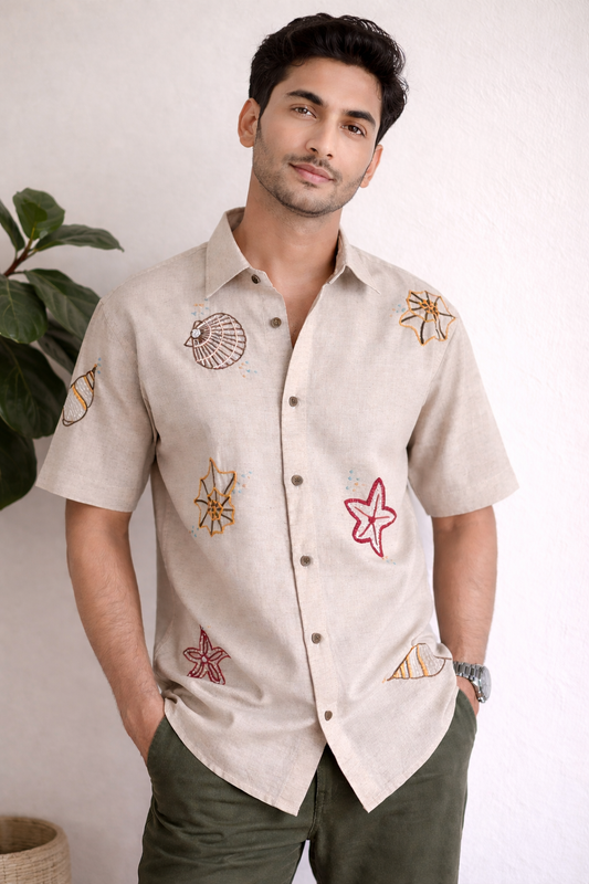 Leher Embroidered Shirt Unisex