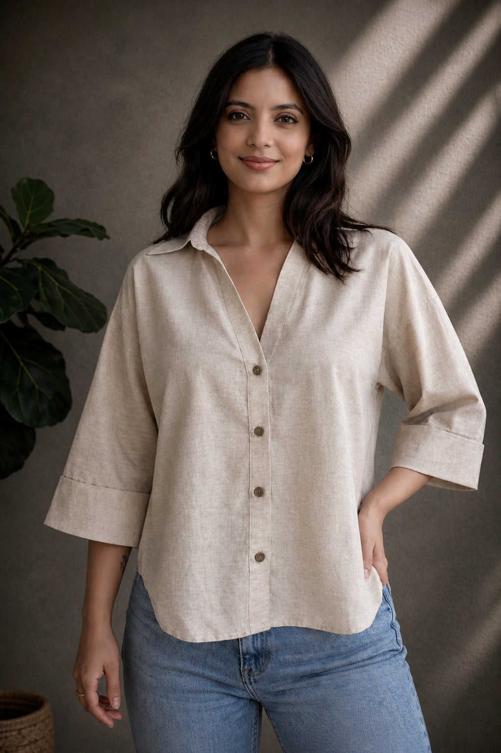 Uncha Embroidered Shirt Women